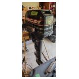 Mercury 15 Horsepower Boat Motor With Gas Can