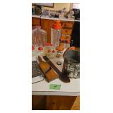 Vintage kitchen utensils and items as shown