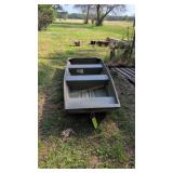 Tracker topper 10. Aluminum Jon boat 10 ft