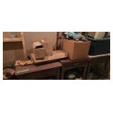 Sewing machines, aquarium picture frames