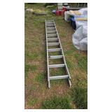 10-Ft aluminum extension ladder