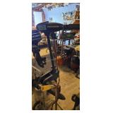 Minn kota electric boat motor with stand