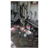 Contents Of Shed Shed, Lumber, Umbrellas