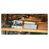 Brad nailer wooden biscuit cutter, toolbox etc