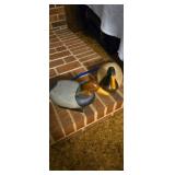 Vintage wooden ducks