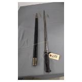 German model s98 quillback bayonet was scabbard