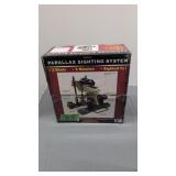 Parallax sighting system looks to be new in the