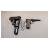 Spanish Astra model 600/43 pistol with extra c