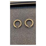 14 karat gold tested earrings 6.8 g
