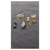 714k gold charms hourglass and seashell is not