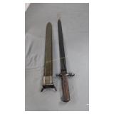US model 1905 bayonet with scabbard dated 1920