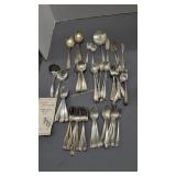 Set of Wallace sterling silver third dimension