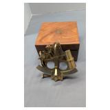 Brass Sexton with box as shown