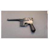Mauser model 1905 flat side broom handle pistol