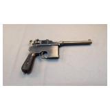 1900 Mauser broomhandle flat side large ring 30