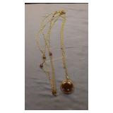 Vintage locket with chain