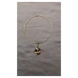 14 Karat Gold Marked Sailboat Sailboat Necklace