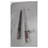 British model 1907 bayonet with scabbard dated