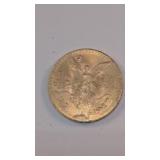 1947 Mexican 50 peso gold coin looks to be