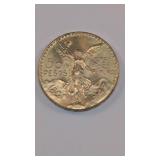 1947 Mexican 50 peso gold coin looks to be