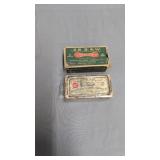 Two boxes 38 s&w ammo one box is full the other