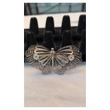 Beautiful Victorian Dragonfly Pin 4.5 In Overall