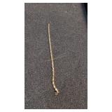 14k gold bracelet 6 in Long 1.9 g