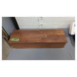Large wooden Mauser display box 30x 9.5 x6