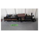 Bachmann? AT&SF steam engine yellow pine