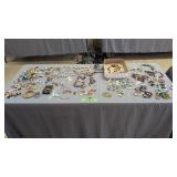 Lot of costume jewelry necklaces bracelets