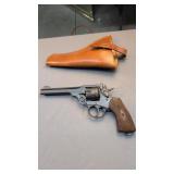 Webley Mark 6 45 caliber revolver with holster