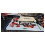 Black & Decker battery operated drills with