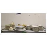 sets of China and decorative plates