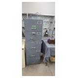 Five Drawer Insulated Steel Locking File Cabinet