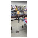 Wrought Iron Bird Figural Candle Stand 56 In Tall