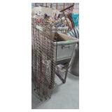 sink and animal cage
