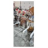 vintage patio wire arm chair