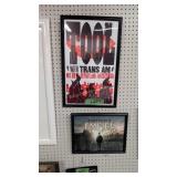 Framed Concert Poster Tool With Trans Am And