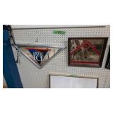 Pair Of Advertising Mirrors Cores Arctic Ice And