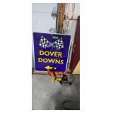 Dover Downs sign electric hedge trimmer battery