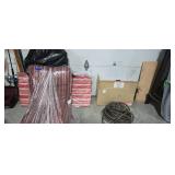 seat cushions garden hose yard sidewalk lights