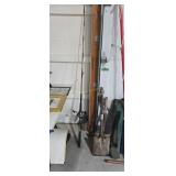 vintage fishing rod and reel