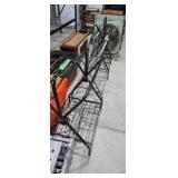 window fan, three saddle stands