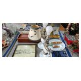 tabletop grill vintage lights brass bell etc