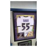 Frame Autographed Baltimore Ravens Terrell Suggs