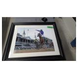 Framed Autographed Picture Victor Espinoza 2014