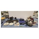 cast iron items laptop coffee maker mugs beer