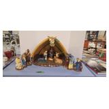 vintage nativity scene