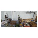 lamps croquet set jewelry box etc