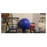 Vintage Check Writer Tools Exercise Ball
